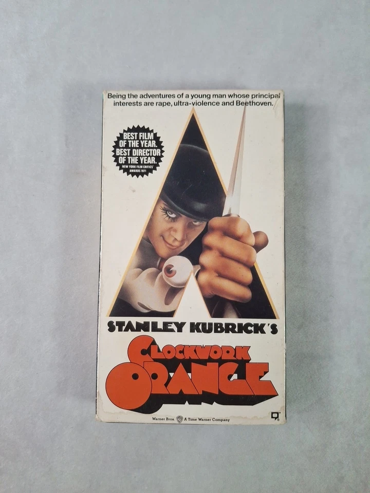A Clockwork Orange (VHS, 1991) Stanley Kubrick Cult Classic Movie was in 1971 - Image 2 of 4