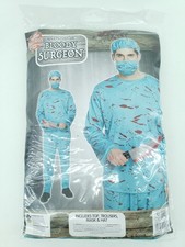 Henbrandt Horror Chirurg Kostüm Herren Gr M Arzt blutig Halloween OP Outfit