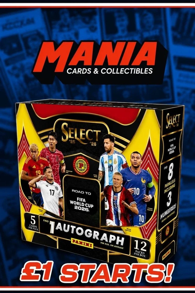 £1 STARTS PANINI SELECT INTERNATIONAL - MAC
