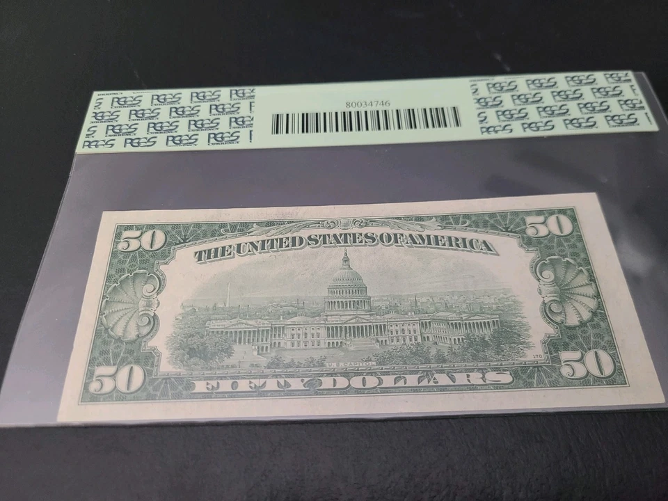 Fr.2112-G* 1950 E STAR $50 RARE - Image 2 of 2