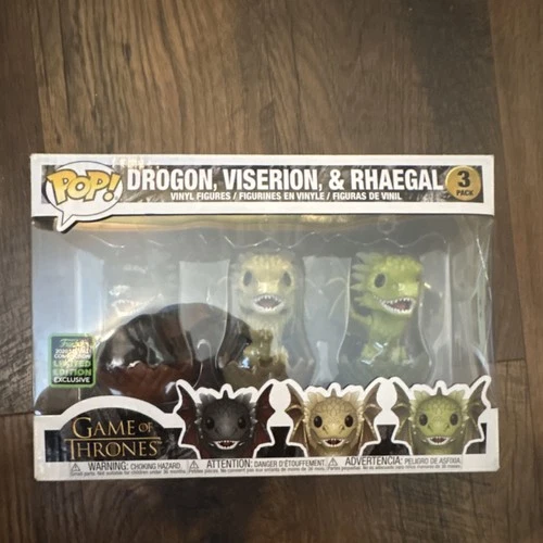 Funko Pop! Game of Thrones Drogon, Viserion & Rhaegal 3-Pack Emerald City Comic…
