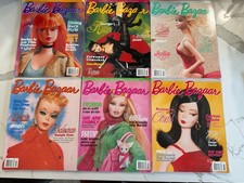 Lot of Six Barbie Bazaar Magazines from 2003, 2004, Mixed Lot