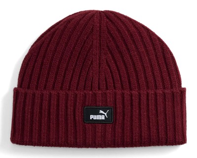 PUMA Ess Fisherman Beanie Mütze Ruby Shimmer weinrot Neu