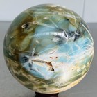 Natural amazon stone quartz ball crystal sphere healing 1920G (4.23LB) — photo 4