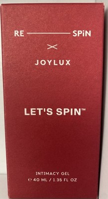 Let's Spin RE SPiN Joylux Intimacy Gel New/Box 1.35 fl. oz.