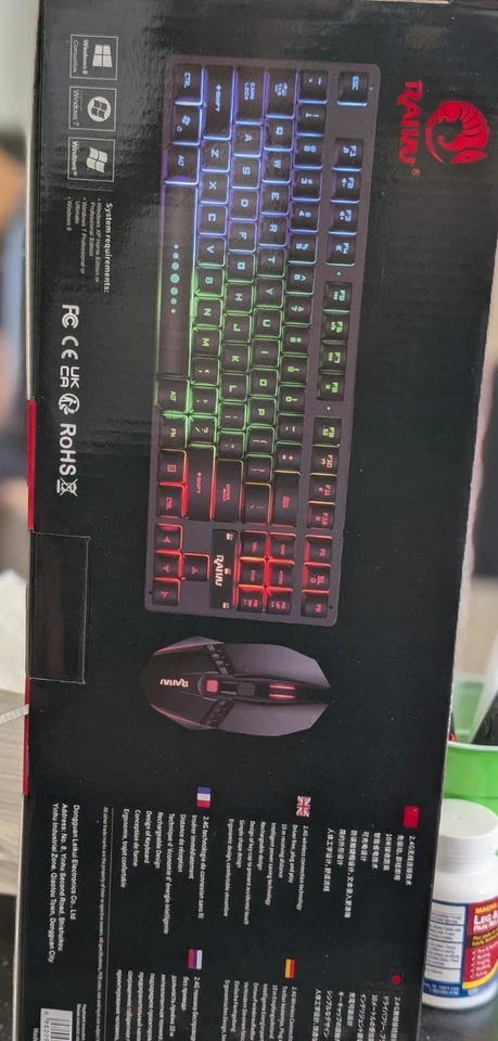 RAIKU R905 Wireless Mouse and Keyboard - Image 2 of 2