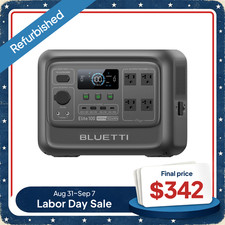 BLUETTI Elite 100 V2 Portable Power Station 1800W 1024Wh LFP for Camping Backup