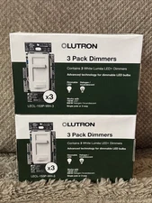 Lutron LECL-153P-WH-3 Lumea LED+ Dimmer Switch - White (6-Pack) 1911 - Sealed