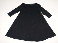 Lulus Women's Mini Dress Small NWT Short Sleeves Black Boat Neck Above Knee S