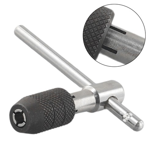 Ratchet Tap Tap Wrench Adjustable T Type Chrome Vanadium Steel Hand Thread M5-M8 - Picture 5 of 37
