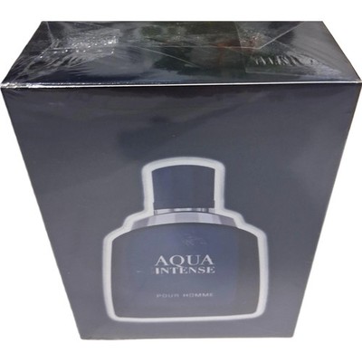 AQUA INTENSE POUR HOMME-EAU DE TOILETTE-VAPORISATEUR-NATURAL SPRAY-100 ML 3.4