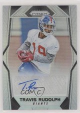 2017 Panini Prizm Rookie Auto Silver Prizm Travis Rudolph #RA-TR Auto s3g