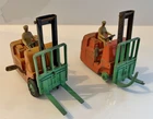 VINTAGE DINKY #401 CLIMAX FORK LIFT TRUCK WITH EXTRA TRUCK FOR PARTS OR REPAIR