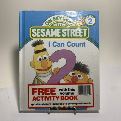 Sesame Street Book I Can Count Volume Two Vintage Children s Learning In Plastic