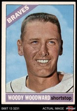1966 Topps #49 Woody Woodward Braves 4 - VG/EX