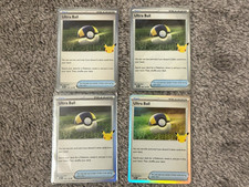 Ultra Ball, Trainer Item - ME: 30th Celebration 128/128 - Lot of 4 NM