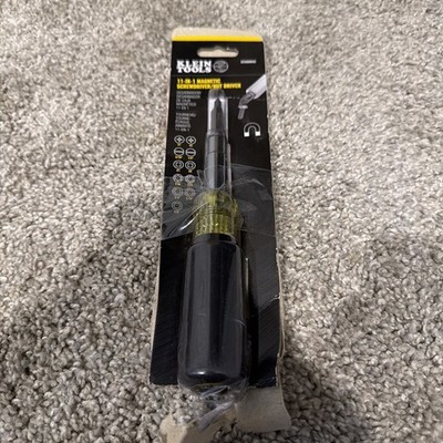 Klein Tools 32500MAG Magnetic Multi-Bit Driver Nut Driver 11-in-1 Multi-Tool