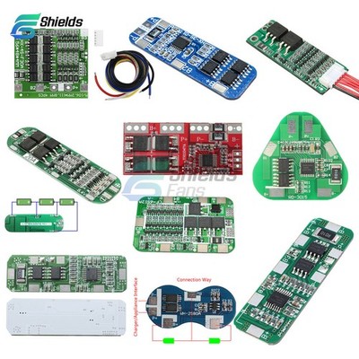 2S/3S/4S/5S/6S 3/5/8/10/15/20/30A 18650 Lithium Battery Protection PCB Board