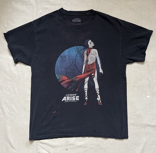 Arise Ghost in a Shell T-Shirt Medium faded distressed anime