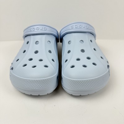 Crocs Baya Logo Clogs Blue Slip On Shoes Waterproof Sandals Mens 12 GUC Amazon.com | Crocs Mens and Womens Baya Clog, Light Grey, 7  main image 4