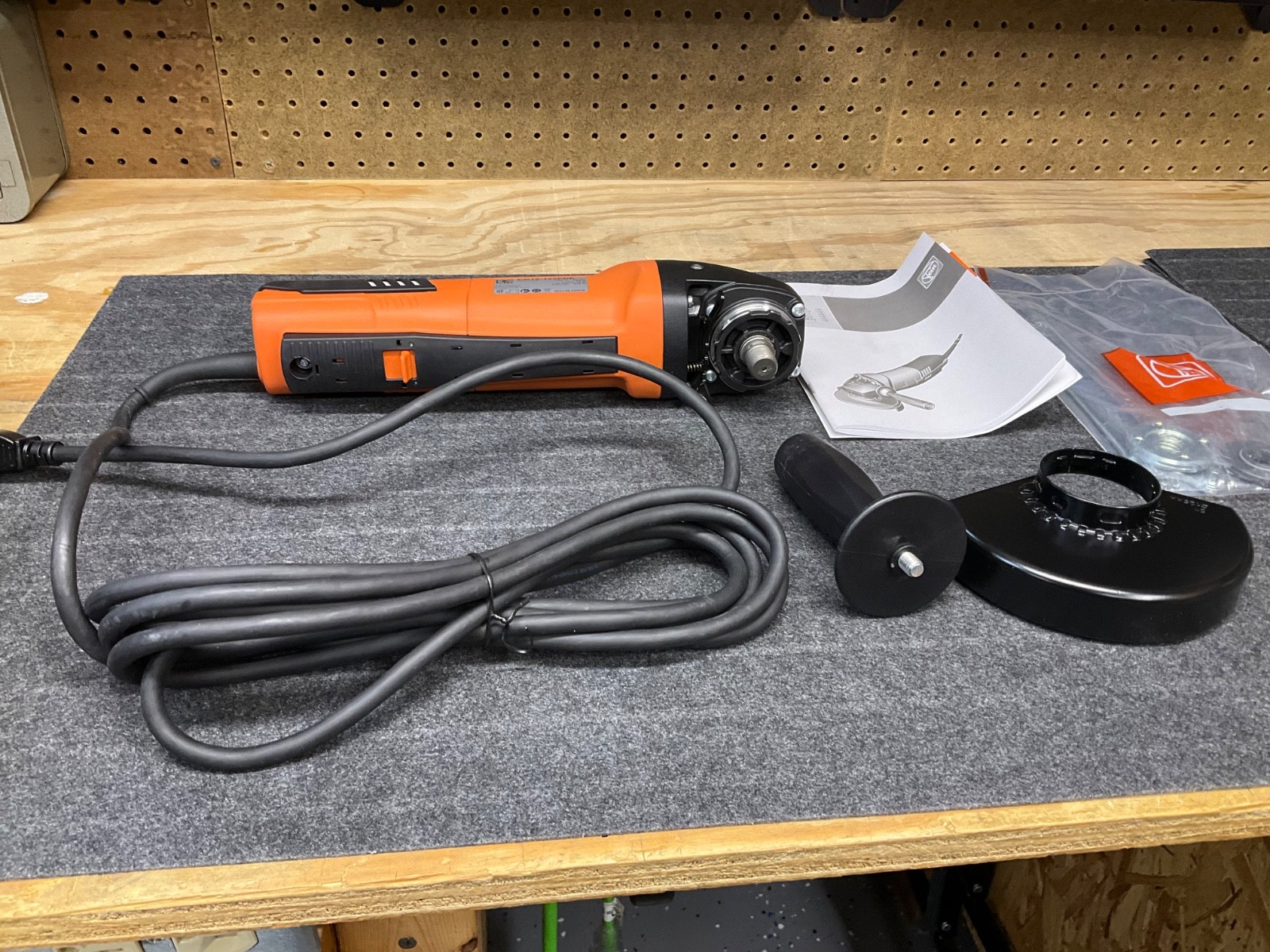 Fein 5" Compact Angle Grinder with 1,140W Motor and Paddle Switch CG 10 125 PDE