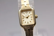 Vintage 1999 [MINT] Citizen Kii 5421-S062993 Gold Bracelet Ladies From JAPAN
