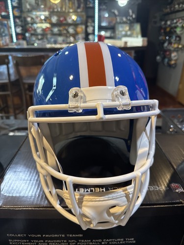 Casco Denver Broncos Throwback NFL Speed Replica Full Size Riddell - Foto 2 di 5