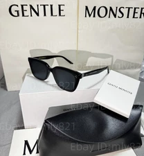 GentleMonster Sunglasses Numer 01 Black Frame Black Lenses