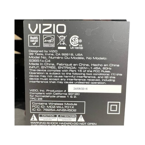 Vizio S3851x-C4 Wireless Subwoofer And Two Speakers no sound bar - Tested! - Picture 12 of 24