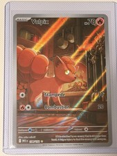 Vulpix Pokémon TCG Illustration Rare Card #138/132 Mega Evolution Set NM