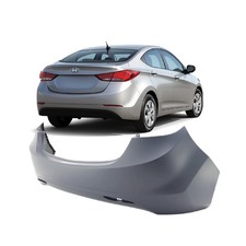 Primed Rear Bumper Cover For 2011 2012 2013 Hyundai Elantra Sedan 11 12 13