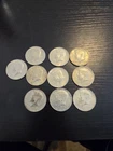 Kennedy half dollars - 40% silver - Lot of 10 65-68