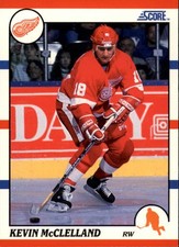 1990-91 Score #287 Kevin McClelland UER/(Back has shoots - HKY