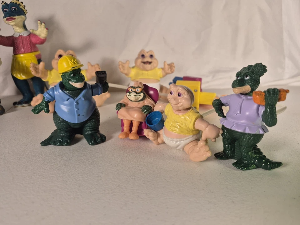 Dinosaurios Disney TV Show Figura Juguete Lote de 4 Familia Sinclair De Colección Años 90 Foto 2 de 4