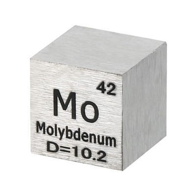 Molybdenum Cube 10mm Mo Density Cube Metal Science Demonstration Element Toy