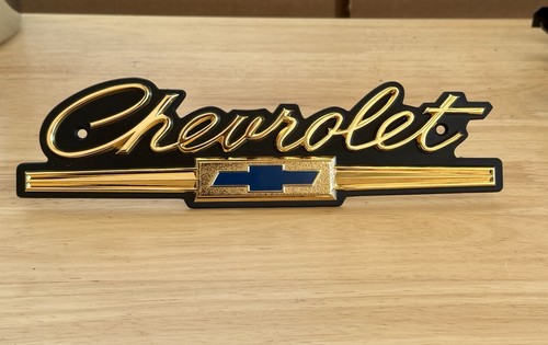 1966 Chevy Impala 24k Gold Plated Grill Emblem - Bild 2 von 2