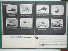 9/1964 PUB BRISTOL SIDDELEY AERO ENGINES GNOME NIMBUS HELICOPTER WESTLAND AD
