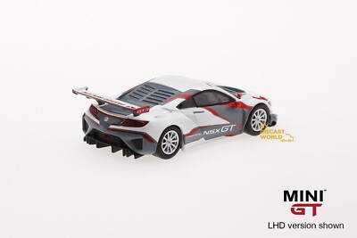 MGT GT Honda NSX GT3 Acura NSX GT3 2台セット 1:64 TSM Mini GT Honda Acura NSX GT3 2018 Tokyo Auto Slaon