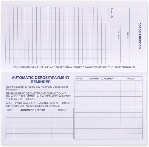 24 Easy Read Checkbook Registers for Personal Checkbook with Free Shipping US - Picture 5 of 5