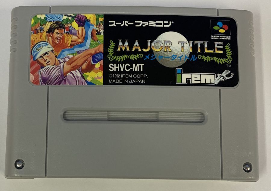 Nintendo Super Famicom SFC Major Title Japan Version w/ Box 9612