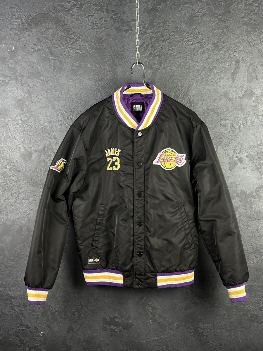 Lakers JAMES 23 ジャケット L.A Lakers 23 James LeBron Nylon Bomber | eBay