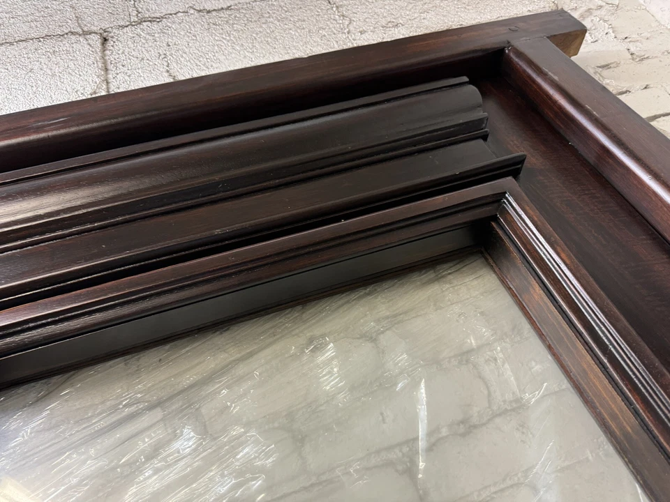 Puerta de entrada única con cristal transparente Foto 3 de 4