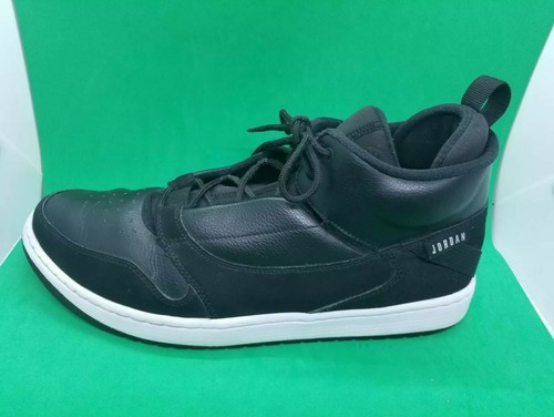 Air Jordan Fadeaway AO1329-011 Men’s Athletic Black/White Sneakers Size 13 - Picture 2 of 12