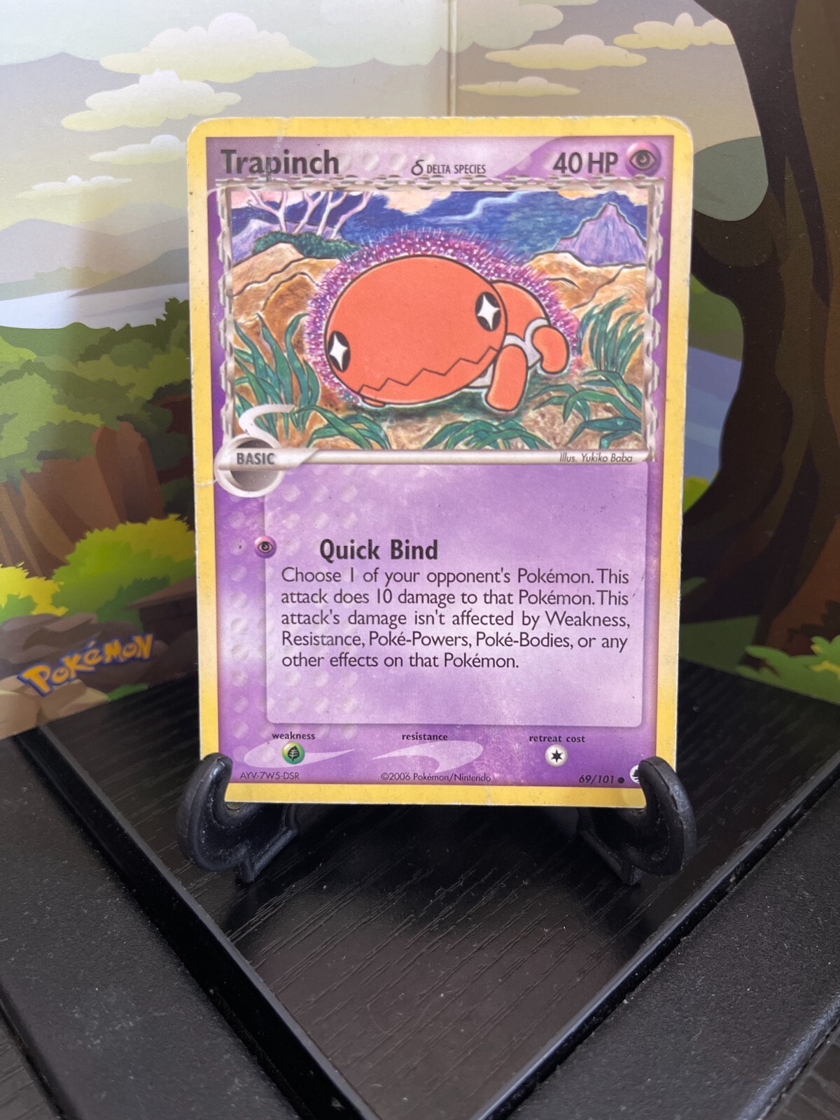 Trapinch 69/101 - Dragon Frontiers - Common - Pokemon Card TCG - HP/DMG