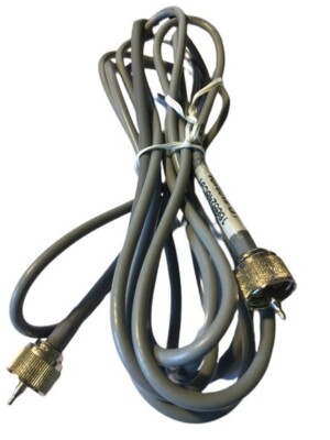   US Made 12' RG-58/U Coax Patch Cable W/ 2 PL-259 for HAM CB GMRS MURS  2 Way