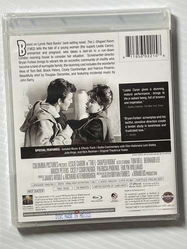 THE L-SHAPED ROOM Blu-Ray - Twilight Time Limited Edition - BRAND NEW SEALED - Imagen 2 de 2
