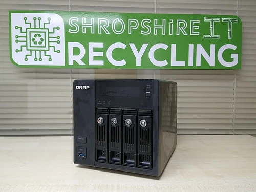 QNAP TS-453A Network Attached Storage 4 Bay NAS  No Hard Drives - TESTED WORKING