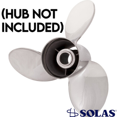 15.5 x 17P Stainless Steel Propeller Fits Suzuki Volvo Penta Yamaha LH Rubex