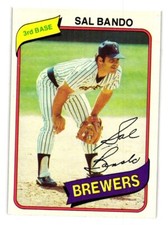 1980 Topps - #715 Sal Bando