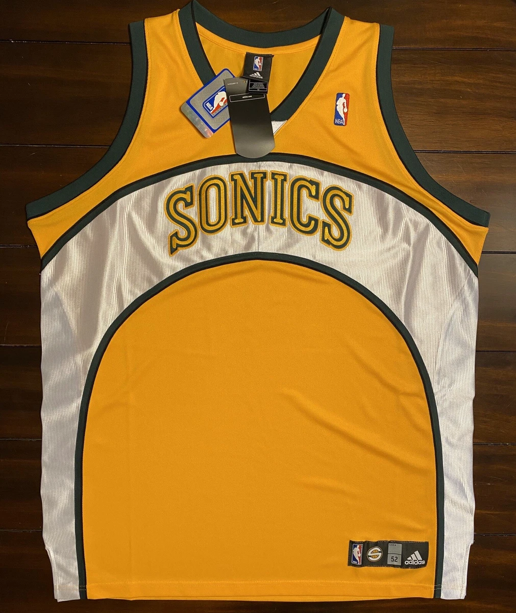 Adidas NBA Men's Seattle Supersonics Blank Basketball Jersey, White –  Fanletic